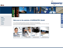 Tablet Screenshot of nordantec.de